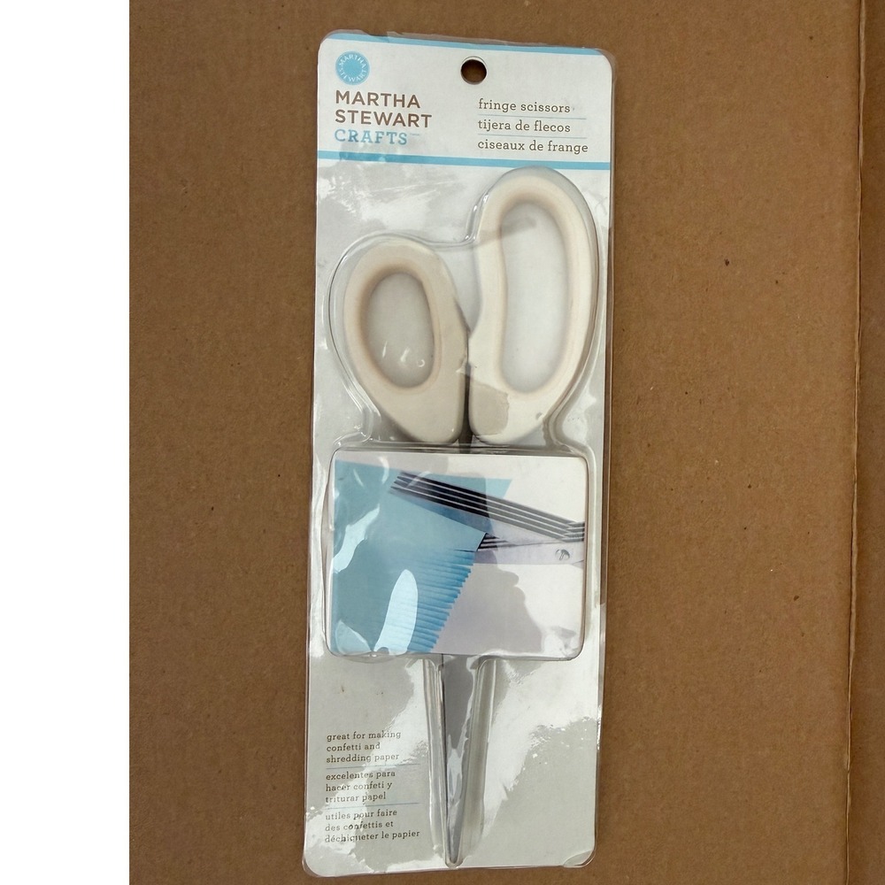 Martha Stewart Crafts Fringe Scissors 5 Blade Paper Shredder Scrapbooking Tool